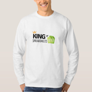 表計算シートTシャツのキング Tシャツ