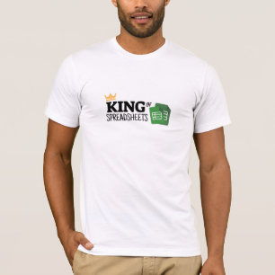表計算シートTシャツのキング Tシャツ