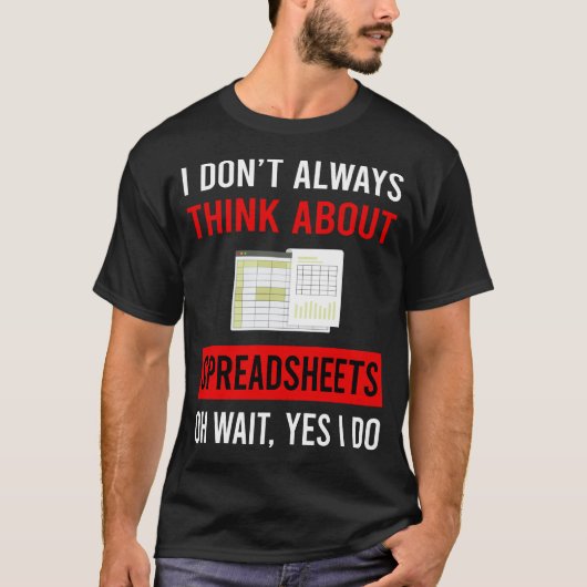 表計算ソフトについて考える 表計算ソフト Tシャツ (正面)