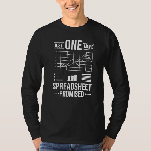表計算ソフト予算テンプレート Tシャツ (正面)