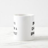 表計算万歳!フリーランスのユーモア コーヒーマグカップ (中央)
