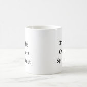 表計算万歳!上司へのギフト コーヒーマグカップ (中央)