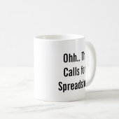 表計算万歳!統制狂の皆さんへ コーヒーマグカップ (正面右)