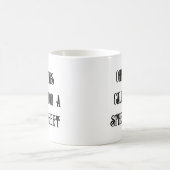 表計算万歳!面白い上司レディ コーヒーマグカップ (中央)
