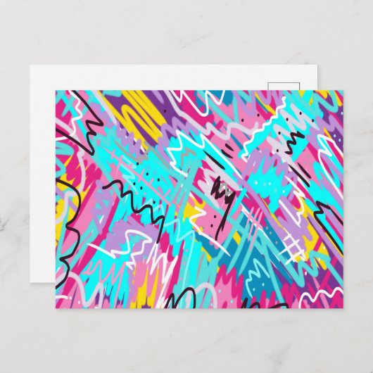 表象はっきりした抽象芸術芸術 ポストカード (正面/裏面)