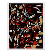 「表面と文脈」 グロッシー ポスター (正面)