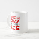 表面の今日穿孔器 コーヒーマグカップ (正面左)