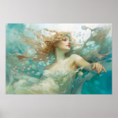 表面リラックス近くの人魚 ポスター (正面)