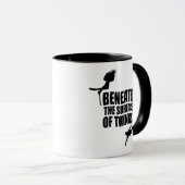 表面下 |スキューバダイビング引用文 マグカップ (正面右)