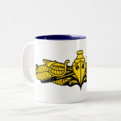 表面戦いの役人Pinのマグ- SWO ツートーンマグカップ (正面左)