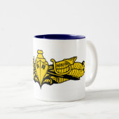 表面戦いの役人Pinのマグ- SWO ツートーンマグカップ (正面右)