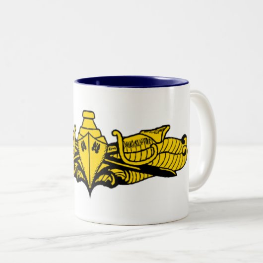 表面戦いの役人Pinのマグ- SWO ツートーンマグカップ (正面右)