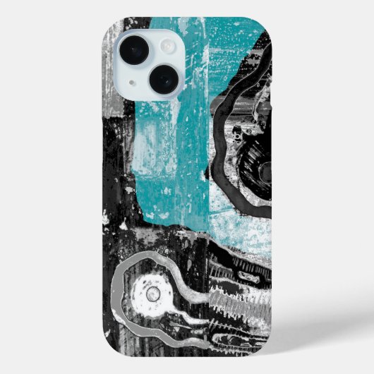 表面流 – 抽象的な流れと構造のケース Case-Mate iPhoneケース (裏面)
