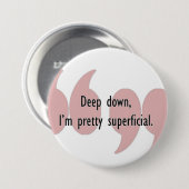 表面的なボタン 缶バッジ (正面&裏面)