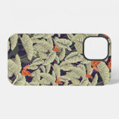 表面蝶パターンデザイン応用芸術,芸術,コ iPhoneケース (裏面横)