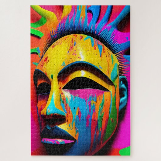 表面顔ケンゲージ超現実主義者 ジグソーパズル (縦)