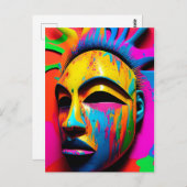 表面顔ケンゲージ超現実主義者 ポストカード (正面/裏面)