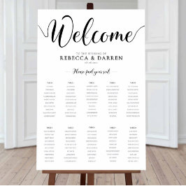 表10の結婚座席表 ポスター