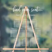 表10個結婚の座席表 アクリルサイン (ニュートラル)