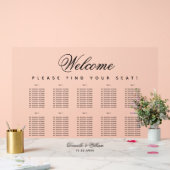 表10表シンプルミニマル結婚リスト アクリルサイン (ウェディング)