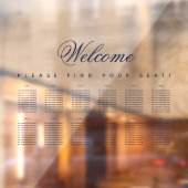 表12座席表の青いスクリプト透明 ウィンドウサイン (シート2)