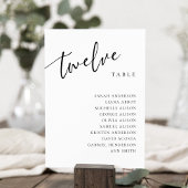 表12 12座席表カード 招待状