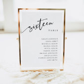 表16 16座席表カード 招待状