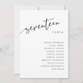 表17 17座席表カード 招待状 (正面)