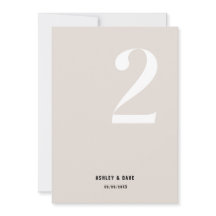 表2はっきりしたベージュ結婚の表