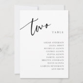 表2 2座席表カード 招待状 (正面)