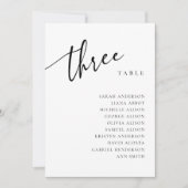 表3 3座席表カード 招待状 (正面)