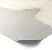 表6白エレガントバラの結婚座席表 ポスター (角)