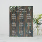 表8木製ジプソフィ素朴ラのシーティングチャート (スタンド正面)