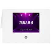 表8：カード – スポットライト結婚のパーティー (裏面横)