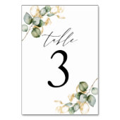 表（緑） 3 テーブルナンバー (裏面)