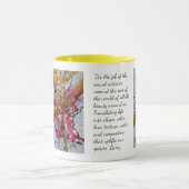 衰える百日草 001 / 作者 ラリー・レリュー マグカップ (中央)