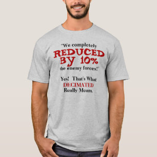 衰退させる。 実質定義 Tシャツ
