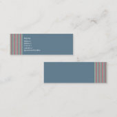 衰退したジーンズのプロフィールカード スキニー名刺 (正面/裏面)