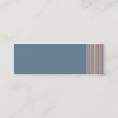 衰退したジーンズのプロフィールカード スキニー名刺 (裏面)