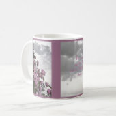 衰退したバラ コーヒーマグカップ (正面左)