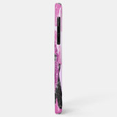 衰退したピンクの迷彩柄 Case-Mate iPhoneケース (裏面/左)