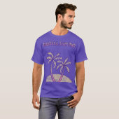 衰退したレトロの着色された無限の夏 Tシャツ (正面フル)