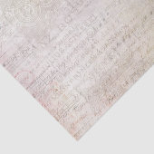 衰退したヴィンテージのスタイルシート音楽 薄葉紙 (詳細)