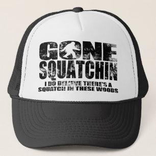 衰退した動揺してな行ったSquatchinのトラック運転手の帽子 キャップ