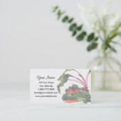 衰退した果物と野菜の名刺 名刺 (スタンド正面)