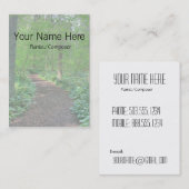 衰退した道の名刺 名刺 (正面/裏面)