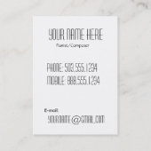 衰退した道の名刺 名刺 (裏面)