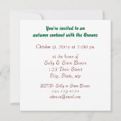 衰退した《植物》アスペンの招待 招待状 (裏面)