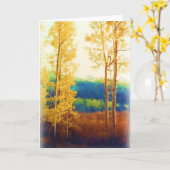 衰退した《植物》アスペンカード カード (黄色い花)