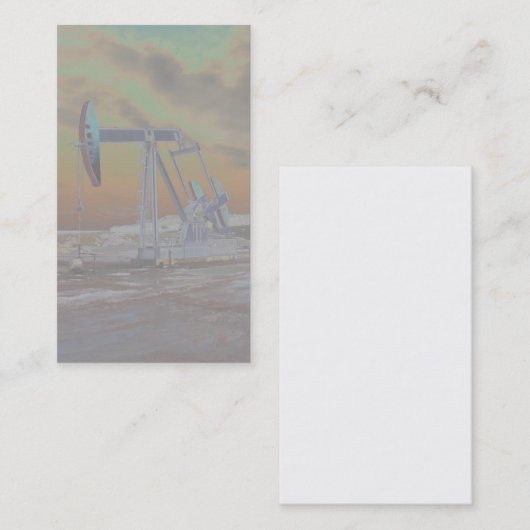 衰退したPumpjackの名刺 名刺 (正面/裏面)